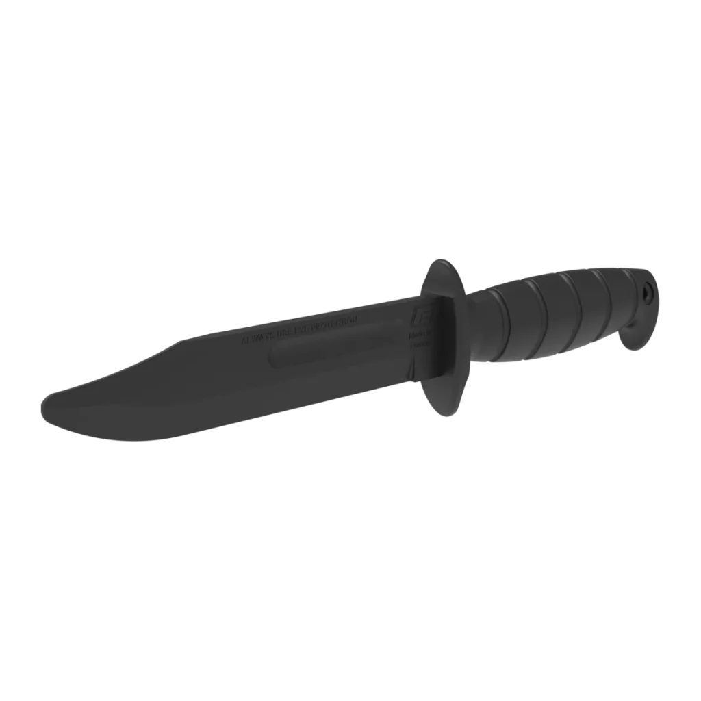Couteau militaire d'entraînement en caoutchouc