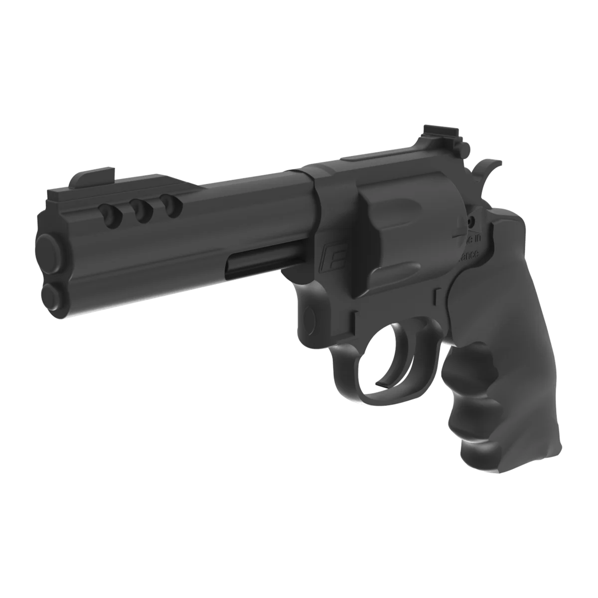 Revolver d'entraînement en caoutchouc