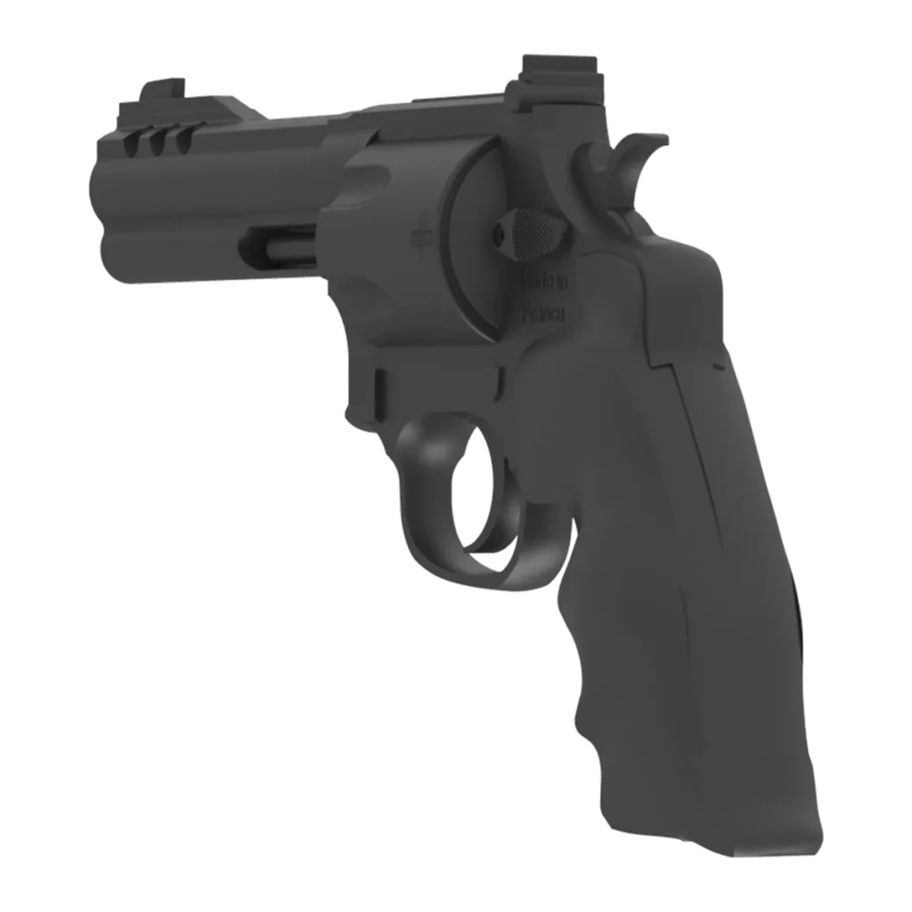 Revolver d'entraînement en caoutchouc